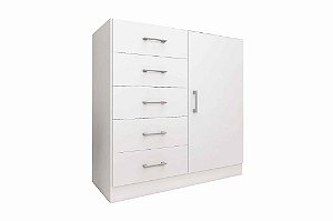 COMODA CQ.6510 MIAMI 5GV 1PT BRANCA - FELLICCI