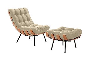 POLTR SD.2040 FLORENCA C/PUFF LINHO BEGE/1014 - EVIDENCE