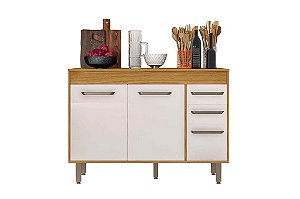 BALCAO MALTA C/ TAMPO 120 3PTS 2GAV FR/OFF - POLIMAM