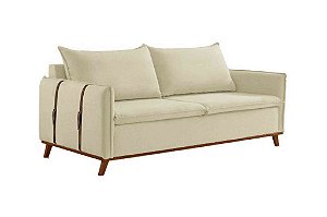 SOFA SF.3640 AVARE 200CM LINHO BEGE/459 - EST TEIXEIRA