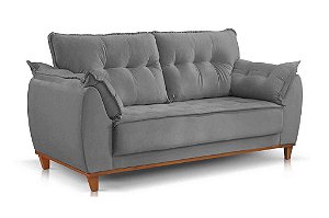 SOFA 3 LUG SF.4430 ESPANHA 197CM LINHO CNZ ESC/566 - JC ESTO