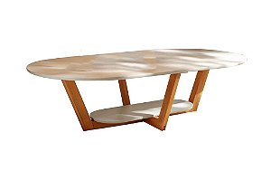 MESA CENTRO ELEGANCE OFF/NATURE - TEBARROT