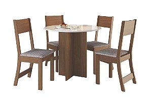 CJ MESA ALICE RED 0.90 FREIJO/OFF C/4CAD LINHO/797 - INDEKES