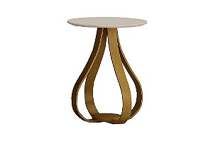 MESA CANTO/CEBOLA ROMA ALT 60 DIAM 50 OFF - DELINE DECOR