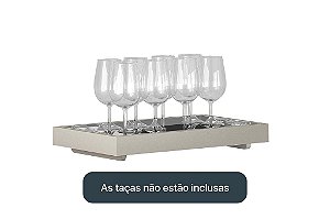 BANDEJA SIRIUS OFF/ESPELHO - DELINE DECOR
