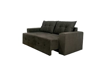 SOFA RETR HAWAII 185 VEL MARROM - PRIMOR