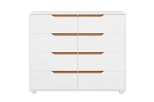 COMODA DOBLE 8GAV BRANCO - ALBATROZ