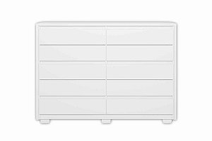 COMODA DUETTO 10GAV BRANCO - ALBATROZ