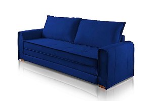 SOFA CAMA MALDIVAS VEL AZUL/529  - JC ESTOF *