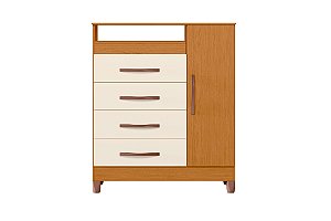 COMODA TURQUESA 4GAV 1PT CINAM/OFF - ALBATROZ