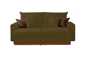 SOFA RETR GRAN BELLO 250 VEL MARROM/19 - IMPERIO