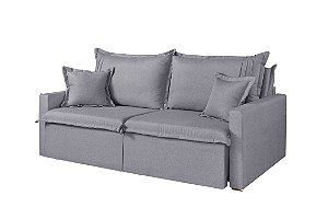 SOFA RETR AUSTRIA 180CM LIN CINZA/27 - BOARETO
