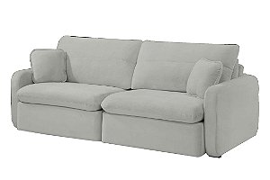 SOFA RETR S/CX LUMINI 290 LIN CINZA/05 - INNOVE