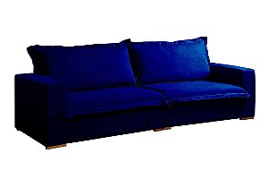 SOFA FIXO FLORENCA 230 LIN AZUL/017 - FERONI