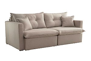 SOFA RETR PORTO 180 S/CX S/FITA LIN BEGE/459 - TEIX