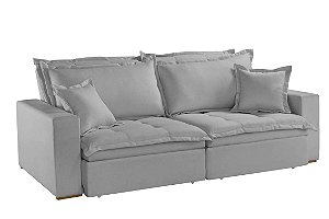 SOFA RETR S/CX BAU MESSIMA LIN CINZA/2501 - LUXURY