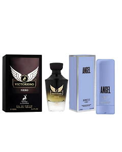 Combo Victorioso Nero Maison Alhambra Eau de Parfum 100ml + Hidratante Angel Isabelle 200ml - Masculino
