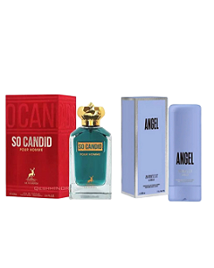 Combo So Candid Pour Homme Maison Alhambra Eau de Parfum - 100ml + Hidratante Angel Isabelle - 200ml - Masculino