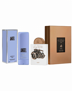 Combo La Collection D Antiquites 1910 Lattafa Eau de Parfum - 100ml + Hidratante Angel Isabelle - 200ml - Masculino