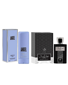 Combo Attar Al Wesal Al Wataniah Eau de Parfum - 100ml + Hidratante Angel Isabelle - 200ml - Masculino