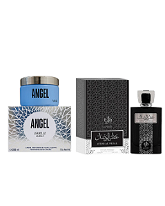 Combo Attar Al Wesal Al Wataniah Eau de Parfum - 100ml + Pasta Angel Extra Concentrada sabelle Hidratante - 200ml - Masculino