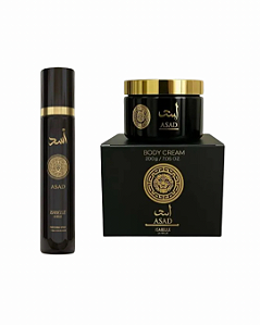 Combo Body Splash  Asad - Isabelle La Belle - 300ml + Pasta Asad Extra Concentrada Isabelle La Belle - 200g - Masculino