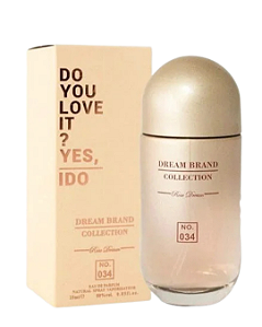 Dream Brand Collection 034 Eau de Parfum - 25ml - Feminino - Ref. olfativa: 212 VIP Rose