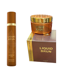 Combo Body Splash Liquid Brun - Isabelle La Belle - 300ml + Pasta Liquid Brun Isabelle La Belle - 200g - Masculino