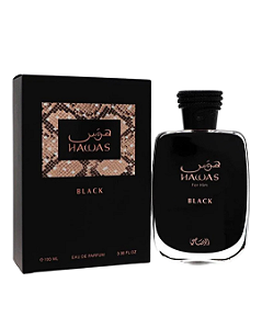Hawas Black Eau de Parfum Rasasi - 100ml - Masculino