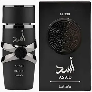 Asad Elixir Eau de Parfum Lattafa - 100ml - Masculino - LANÇAMENTO