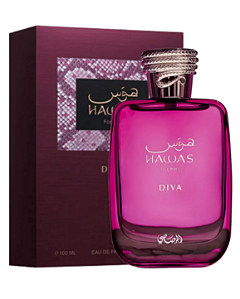 Hawas Diva Eau de Parfum Rasasi - 100ml - Feminino