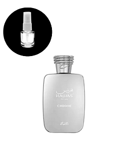 Hawas Chrome Eau de Parfum Rasasi - 5ml FRACIONADO - Masculino
