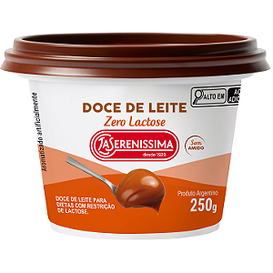 Doce de Leite La Serenissima Zero Lactose - 250gr