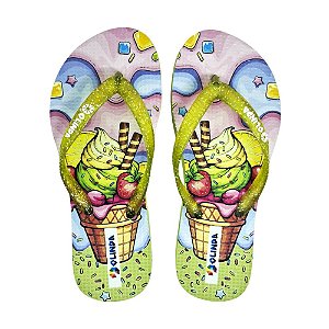Chinelo Feminino Kids Sorvete - Olinda