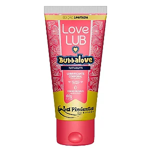 Love Lub Bubbalove Tutti Fruti Lubrificante Corporal Beijável 60g La Pimienta