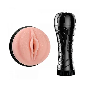 Bussy Masturbador Lanterna em Formato de Vagina em CyberSkin