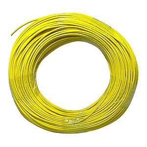 Rolo Fio Cabo Flexível 2.5mm - 100mts - Amarelo