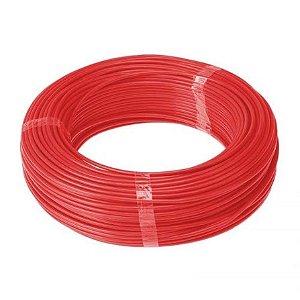 Rolo Fio Cabo Flexível 2.5mm - 100mts - Vermelho