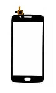 Vidro Frontal Motorola G5 Com Touch Preto - Com Cola Oca