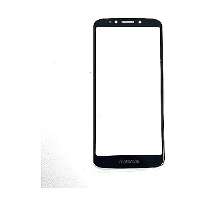 Vidro Frontal Motorola G6 Play / E5 Preto - Sem Cola Oca