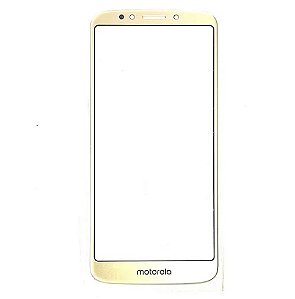 Vidro Frontal Motorola G6 Play / E5 Dourado - Sem Cola Oca