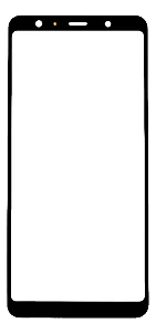 Vidro Frontal Samsung A750 Preto - Sem Cola Oca