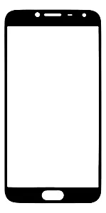 Vidro Frontal Samsung J4 Preto - Sem Cola Oca