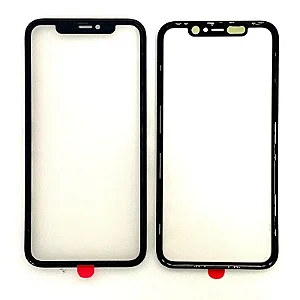 Vidro Frontal Iphone 11 - Com Cola Oca + Aro