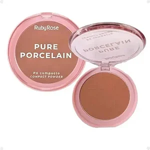 Pó Compacto Ruby Rose Pure Porcelain 50 a 70