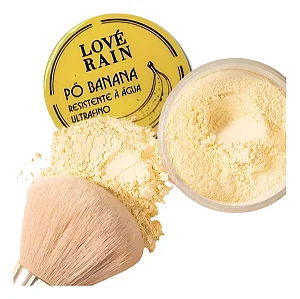 Pó Banana Love Rain Ultrafinito Resistente Água