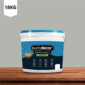 Tinta Borracha Liquida Premium Cinza Concha do Mar 18kg Euro Decor