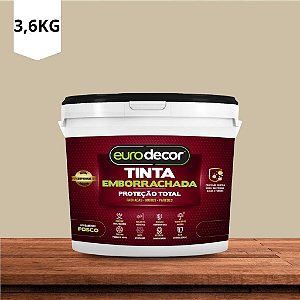 Tinta Emborrachada Fosca Areia 3,6kg Euro Decor