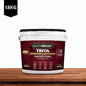 Tinta Emborrachada Fosca Branco 18kg Euro Decor