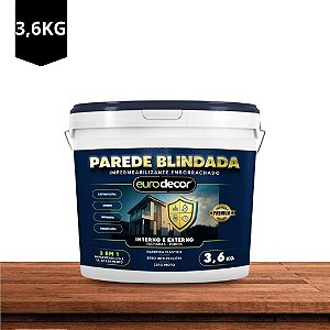 Impermeabilizante Emborrachado 3,6 Kg Cinza Platina Eurodecor